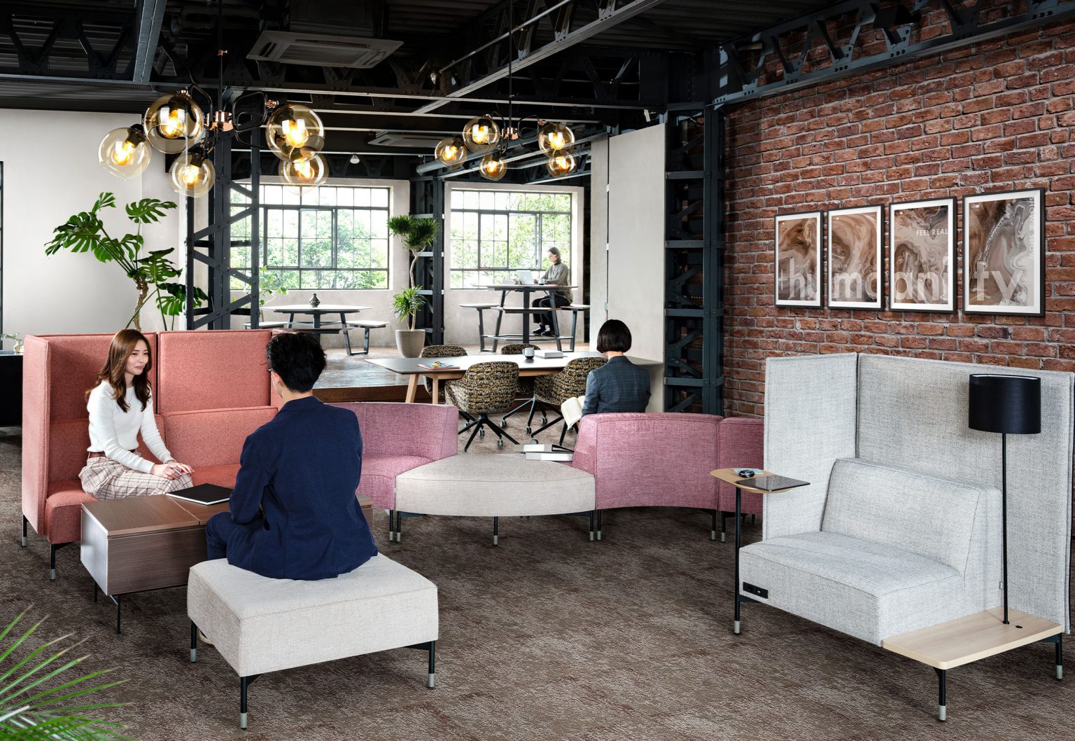 SEAMLESS & COMFORTABLE｜オフィス家具コーディネート例｜株式会社オリバー Place2.5