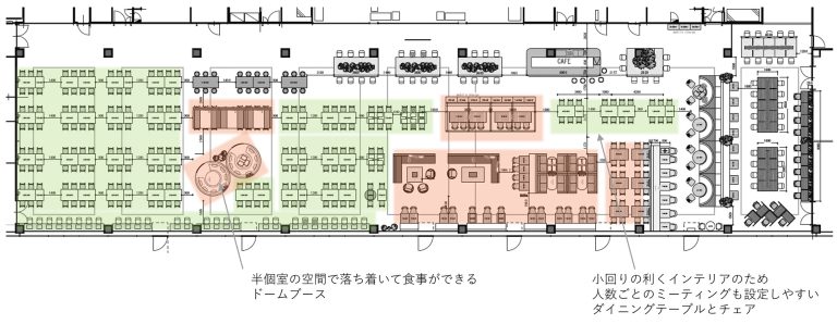 オフィスの食堂スペースを有効活用する方法とは？検討フローや厨房を持つかどうかの判断軸、事例もご紹介｜オフィスコラム｜株式会社オリバー Place2.5