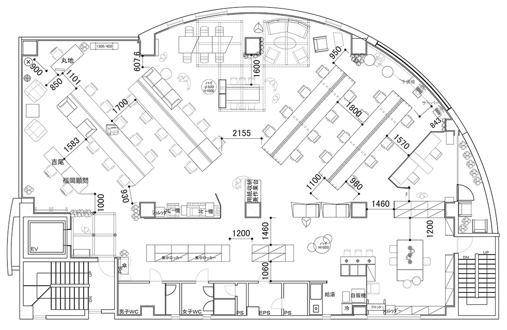 初めてフリーアドレスのレイアウトを導入する際のポイントは？事例や注意点も紹介
